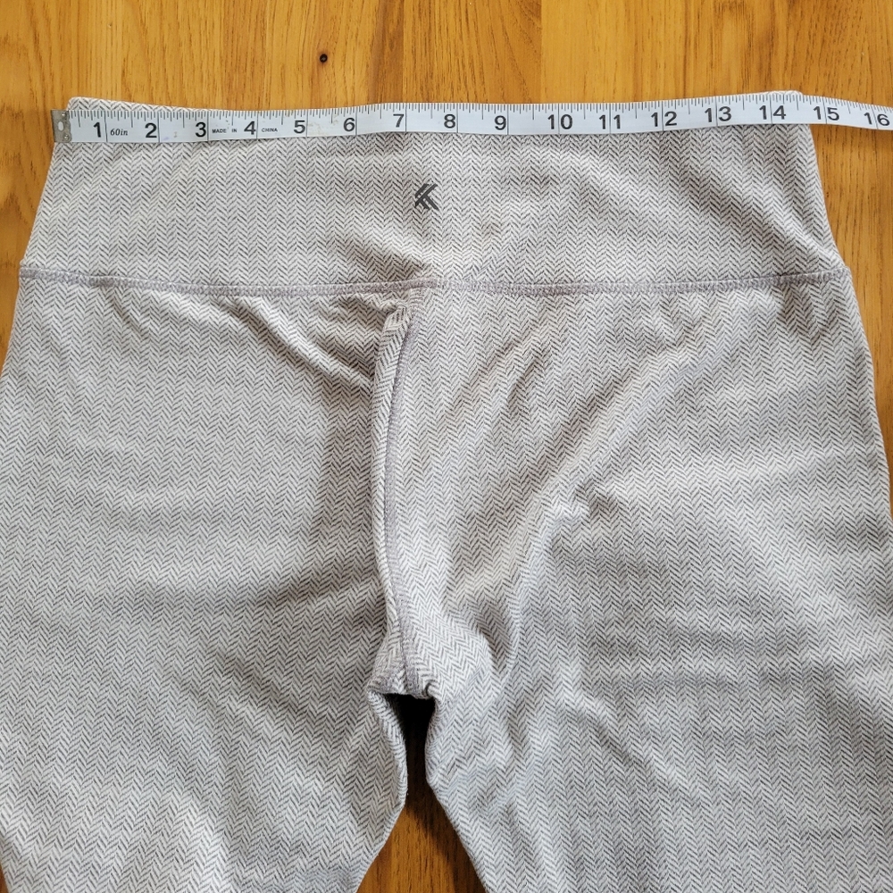 Ladies Gray Kyodan Leggings Yoga Pants - Picture 2 of 6